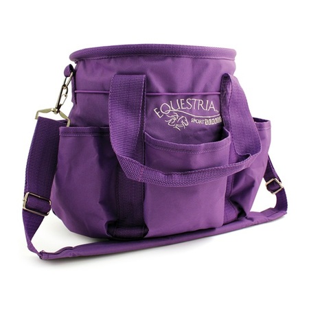 DESERT EQUESTRIAN Equestria Sport Purple Grooming Tote Bag 2191-PU